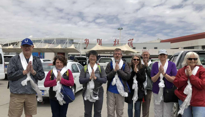 Arrive Lhasa Gonggar airport