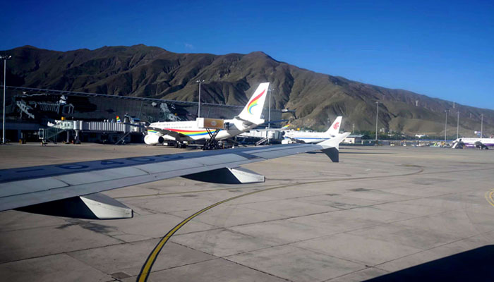 Arrive in Lhasa Gonggar Airport