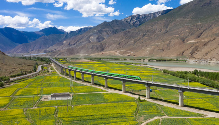 The Lhasa-Nyingchi Railway landscapes