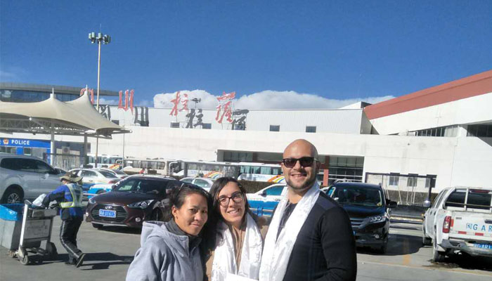 Arrived Lhasa Gonggar Airport
