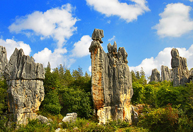 Stone Forest is a typical model of China's Karst landforms