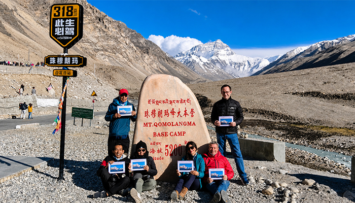 Visit Everest Base Camp at 5200 meters