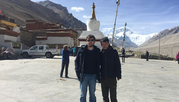 Rongbuk Monastery in Tibet