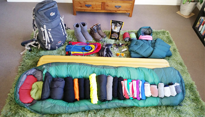 General items needed for an EBC tour