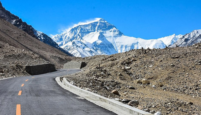 Kathmandu to Lhasa is by overland