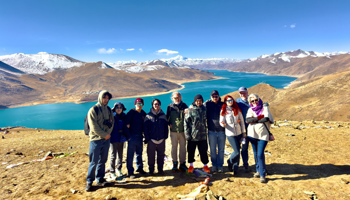 Visit turquoise Yamdrok Lake