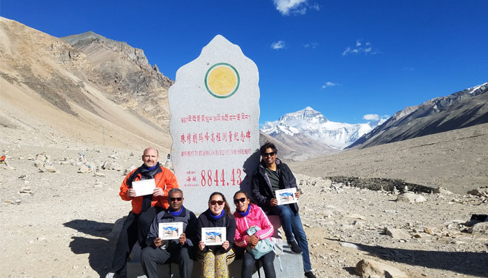 Everest Base Camp in Tibetan Side