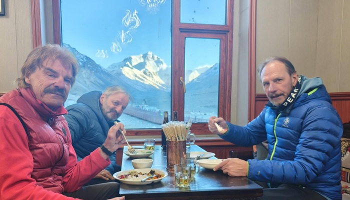 enjoy lunch in Rongbuk Monastery restaurant