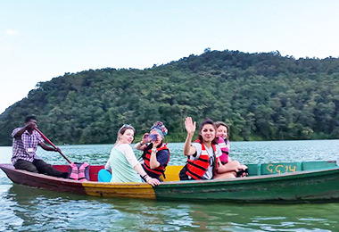 Boating at Phewa Lake