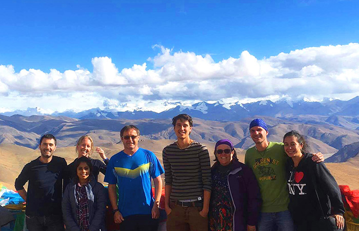 Gawula Pass presents a panoramic view of the Himalayas