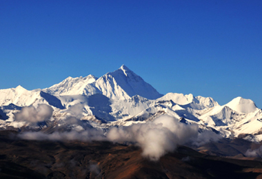 have a panorama of Mount Everest and its surrounding lofty mountains from afar.