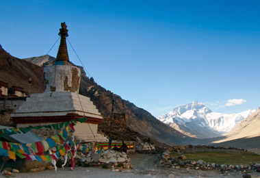 Rongbuk Monastery is the highest monastery in the world.