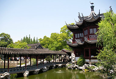 The Pavilion of Listening to Billows in Yu Garden, Shanghai
