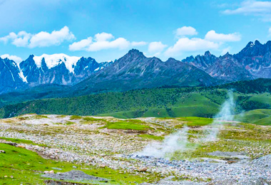 Zhangde Grassland and Rekeng Hot Spring Area