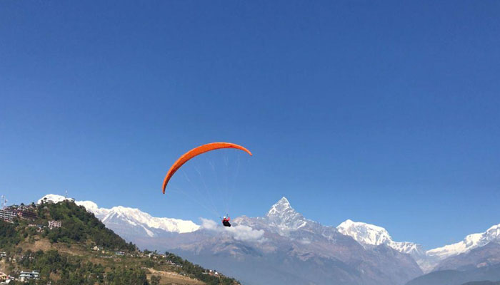 Paragliding in Nepal
