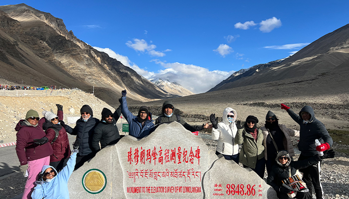 An unforgettable moment at Everest Base Camp