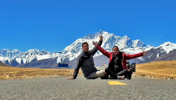 Road from Lhasa to Mount Everest