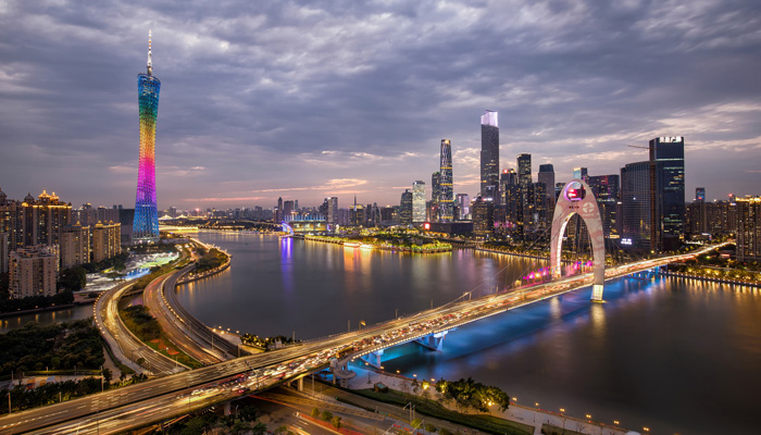 Night view in Guangzhou