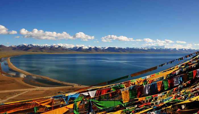 Namtso Lake is situated very high and quite naturally and is the highest lake of planet earth