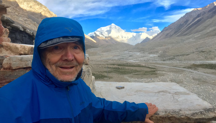 Senior tourists Everest Base Camp tour