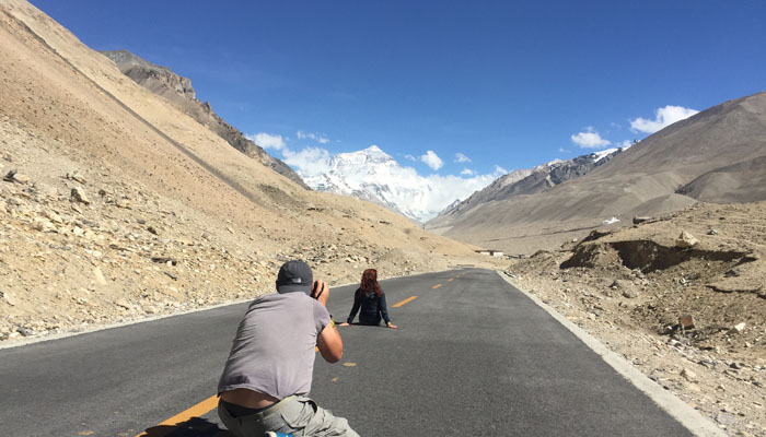 Photograph on the way to Everest Base Camp