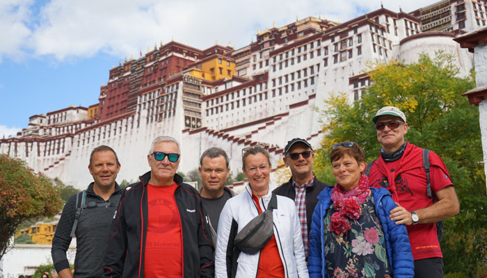 seniors group tour visit Potala Palace