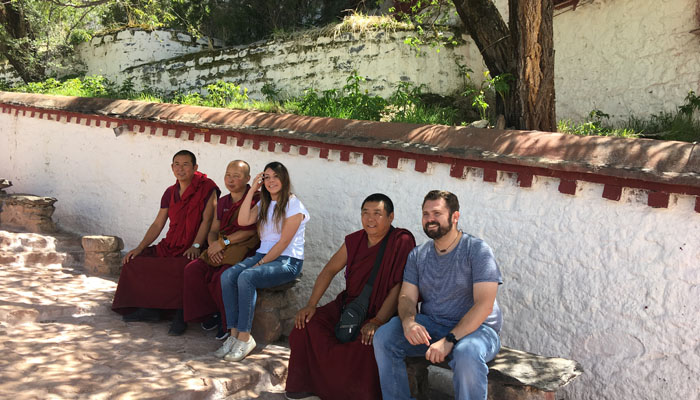 Chat with Tibetan Monks