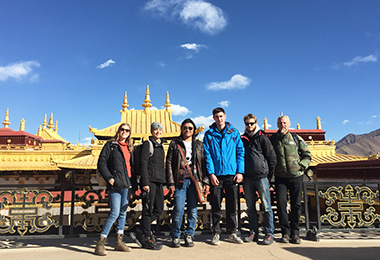 Our small group at Jokhang Temple