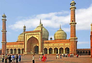 Head to Jama Masjid