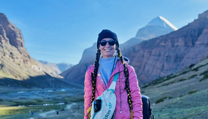 Travelers completing the Mount Kailash Kora