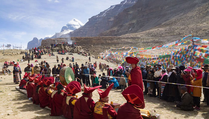 Experience Saga Dawa Festival at the sacred Mount Kailash