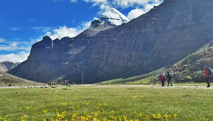 Mount Kailash Kora route in western Tibet