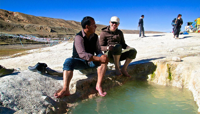Tirthapuri hot springs