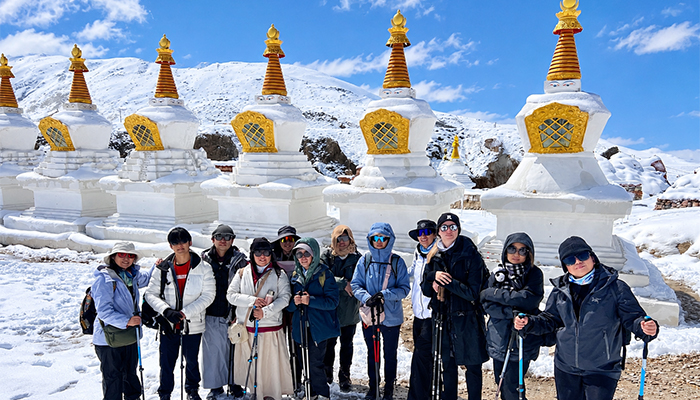 Visiting Sacred Buddhist Stupas in Tibet