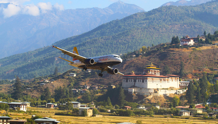 Kathmandu to Paro flight