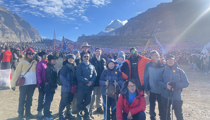 Trekking around Mount Kailash druing Saga Dawa Festival