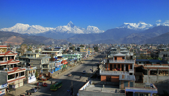 Nepal Pokhara town