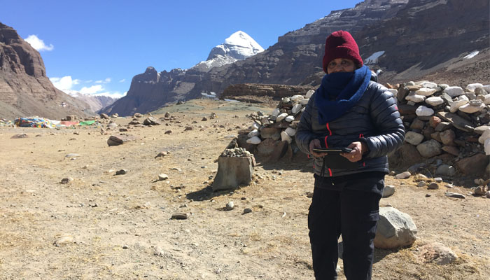trekking around Mount Kailash