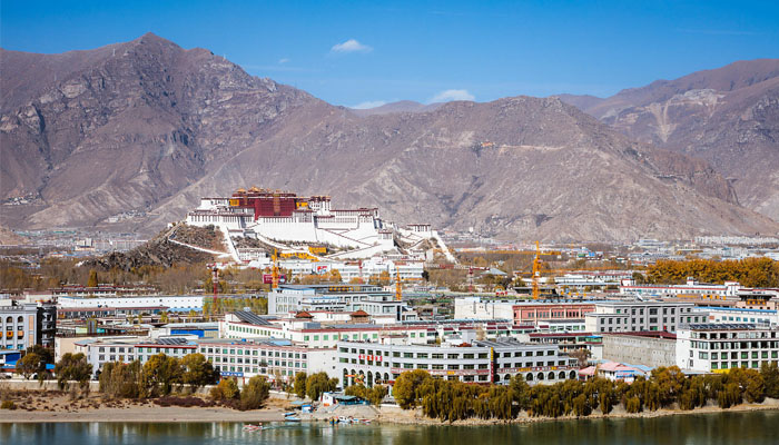 Potala Palace is a landmark of Lhasa city