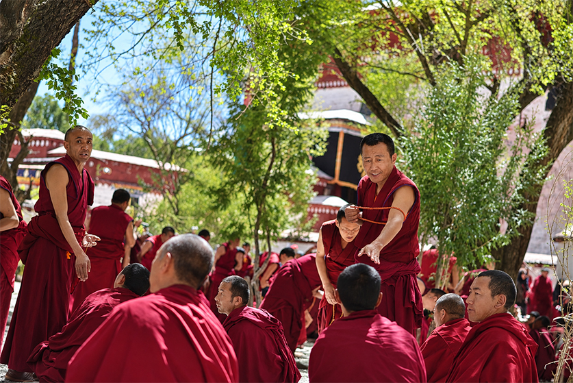 Monk Debates at Sera Monastery