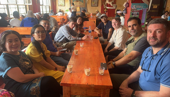 local Tibetan teahouse