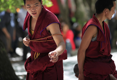 The highlight of Sera Monastery is its dramatic monk debate.