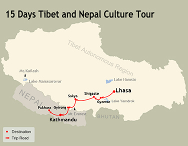 15 Days Tibet and Nepal Culture Tour