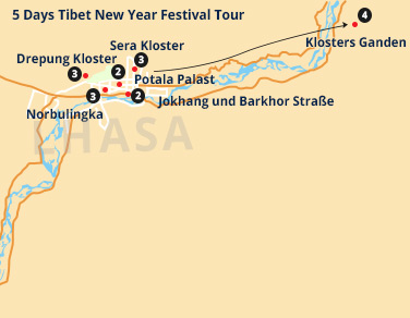 5 Days Tibet New Year Festival Tour