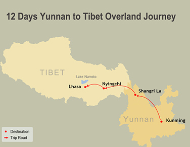 12 Days Yunnan to Tibet Overland Journey