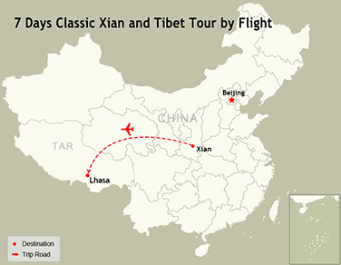 7 Days Classic Xi’an and Tibet Tour by Flight