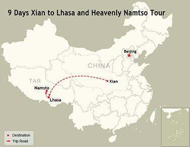 9 Days Xi’an to Lhasa and Heavenly Namtso Tour