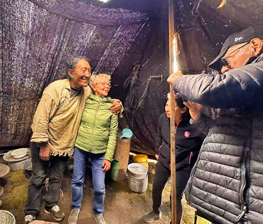 Step Inside a Traditional Black Yak-Hair Tent