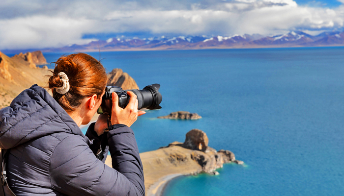 photography at Namtso Lake in summer