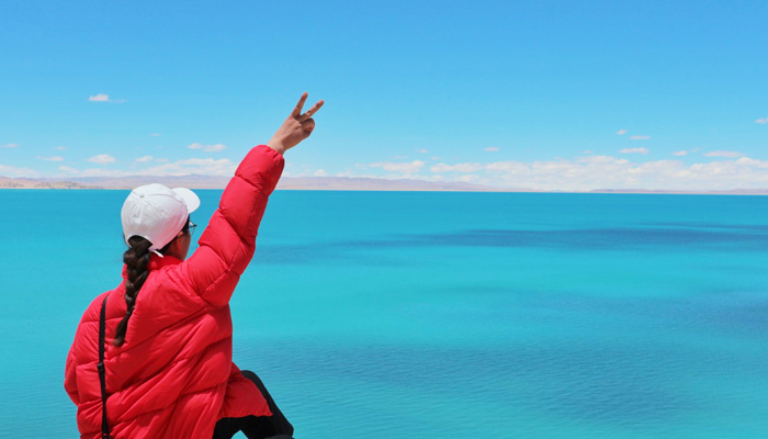 Siling Tso Lake in Nagqu Tibet